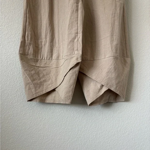 Tan Linen Pants - Picture 4 of 7